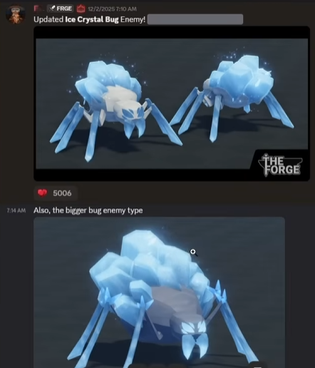 new bug enermy the forge